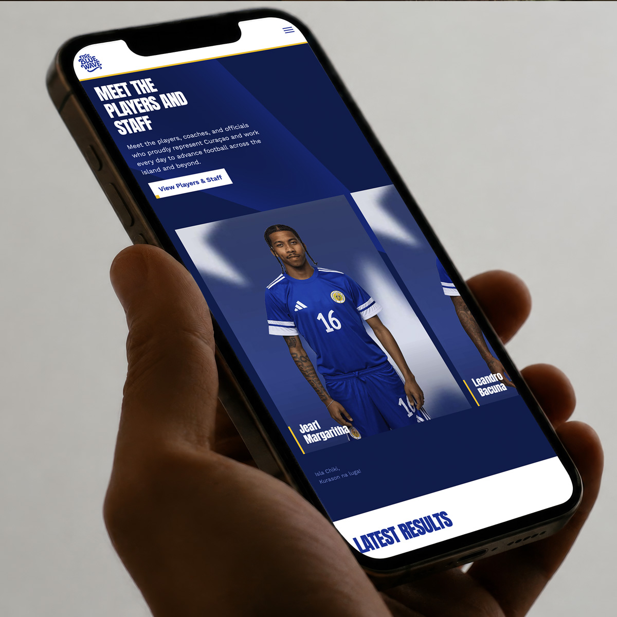 Blue Wave — Meet the Players and Staff on mobile